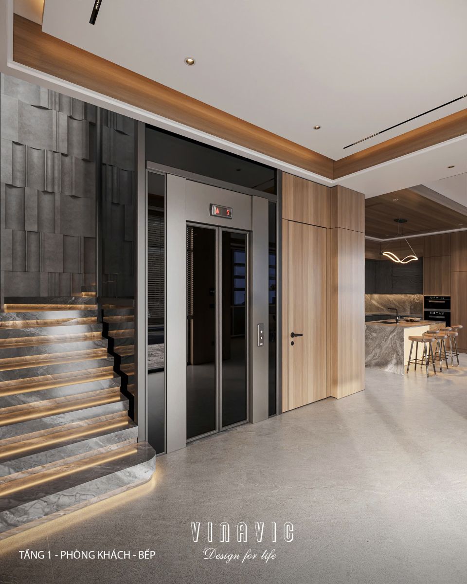 Thiết kế nội thất biệt thự nhà phố (CĐT Mrs Vân - An Giang) NT2365