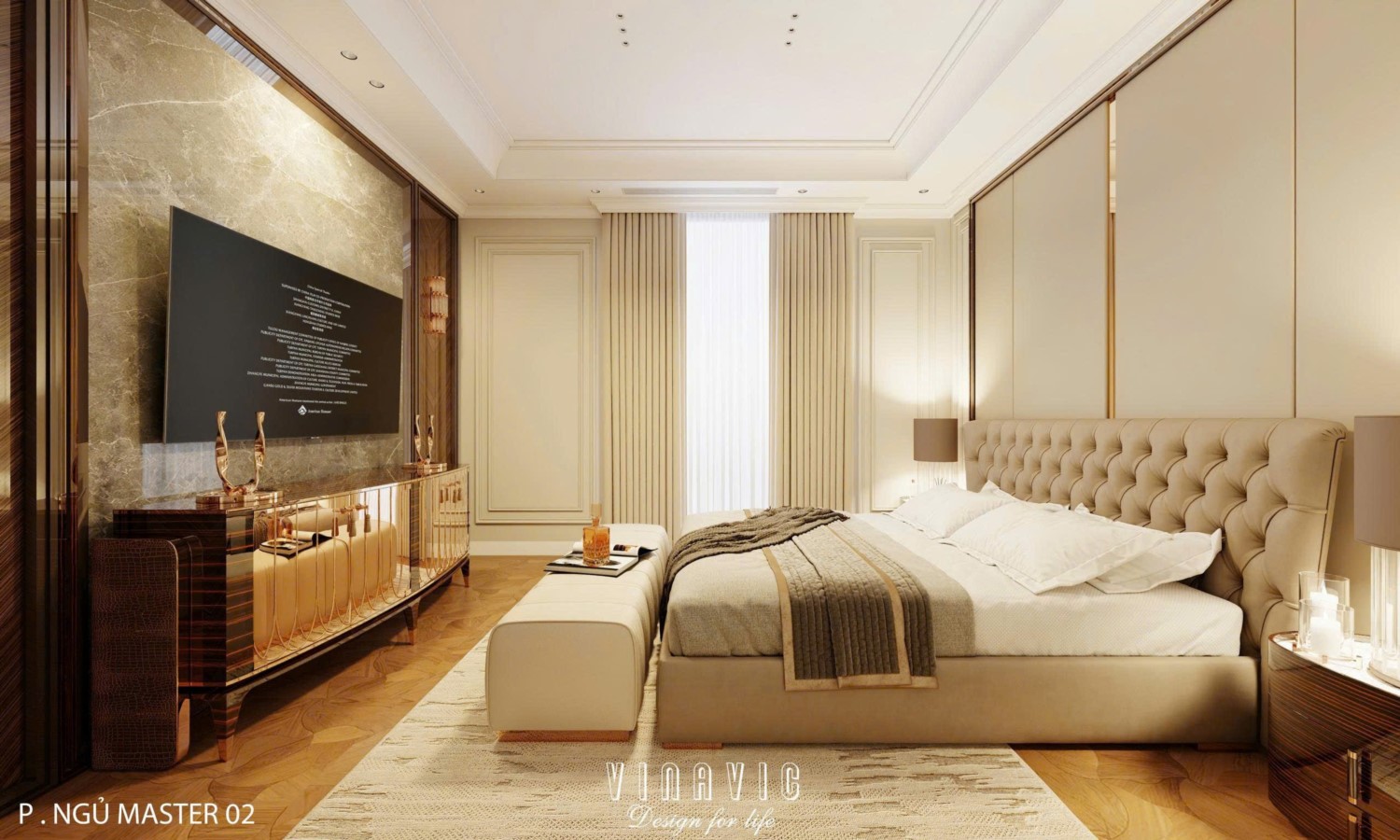 Nội thất biệt thự sang trọng tân cổ điển 4 tầng nhà Mr Nam Hà Nội NT2367