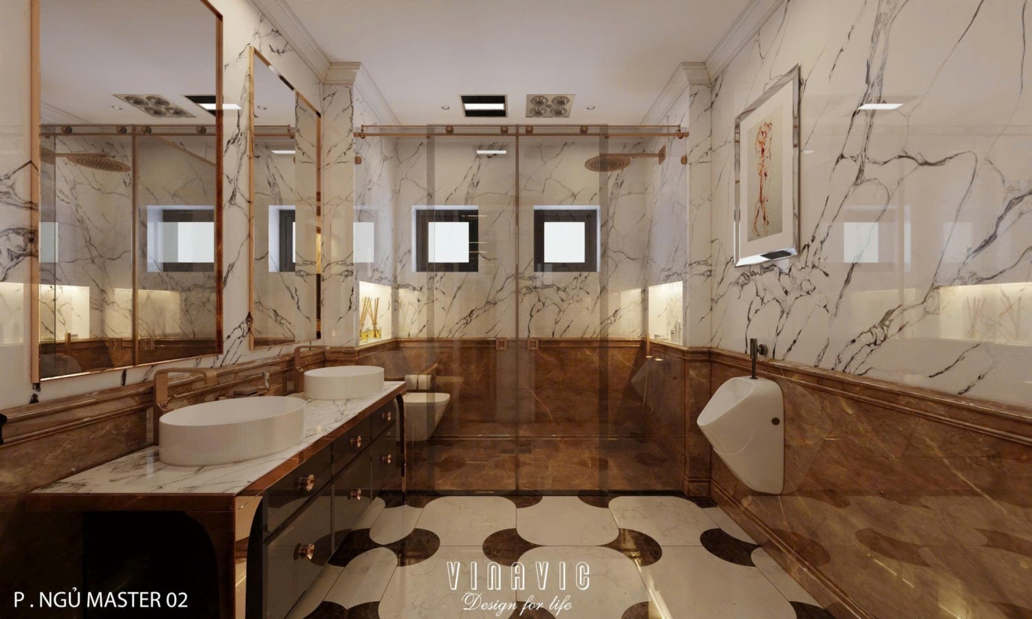 Nội thất biệt thự sang trọng tân cổ điển 4 tầng nhà Mr Nam Hà Nội NT2367