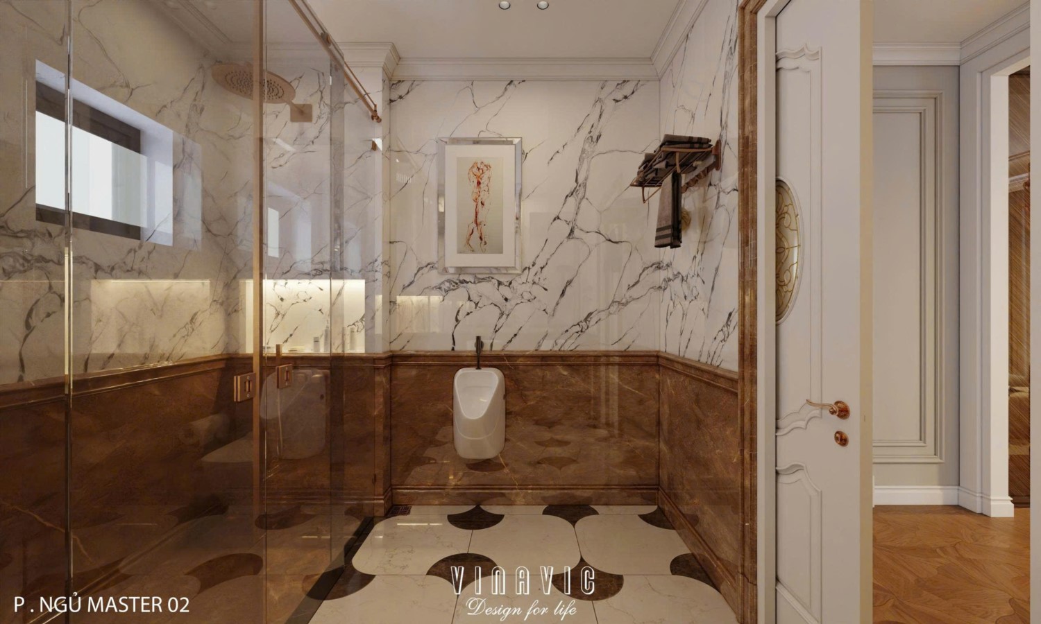 Nội thất biệt thự sang trọng tân cổ điển 4 tầng nhà Mr Nam Hà Nội NT2367