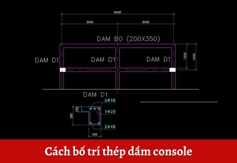 Bản vẽ cách bố trí thép sàn conson chuẩn kỹ thuật xây dựng