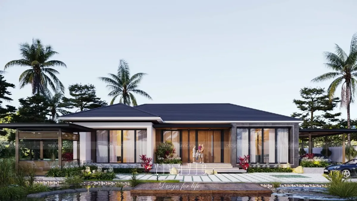 Villa mini với công năng được bố trí tối ưu