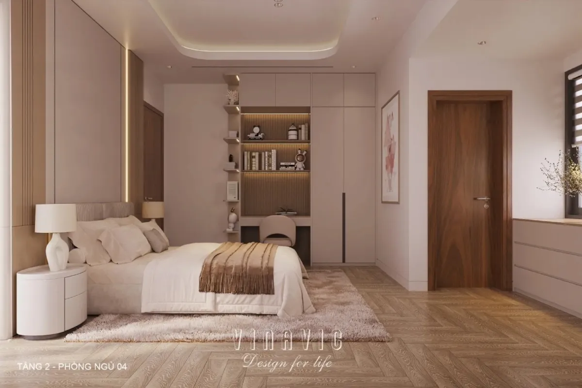 Phòng ngủ đẹp phong cách hiện đại tinh tế