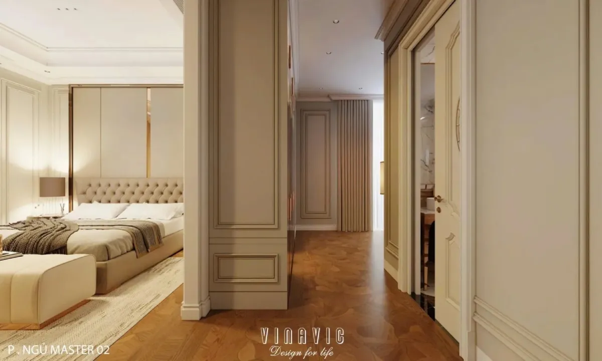 Không gian căn hộ được thiết kế thi công nội thất đồng bộ, đẳng cấp