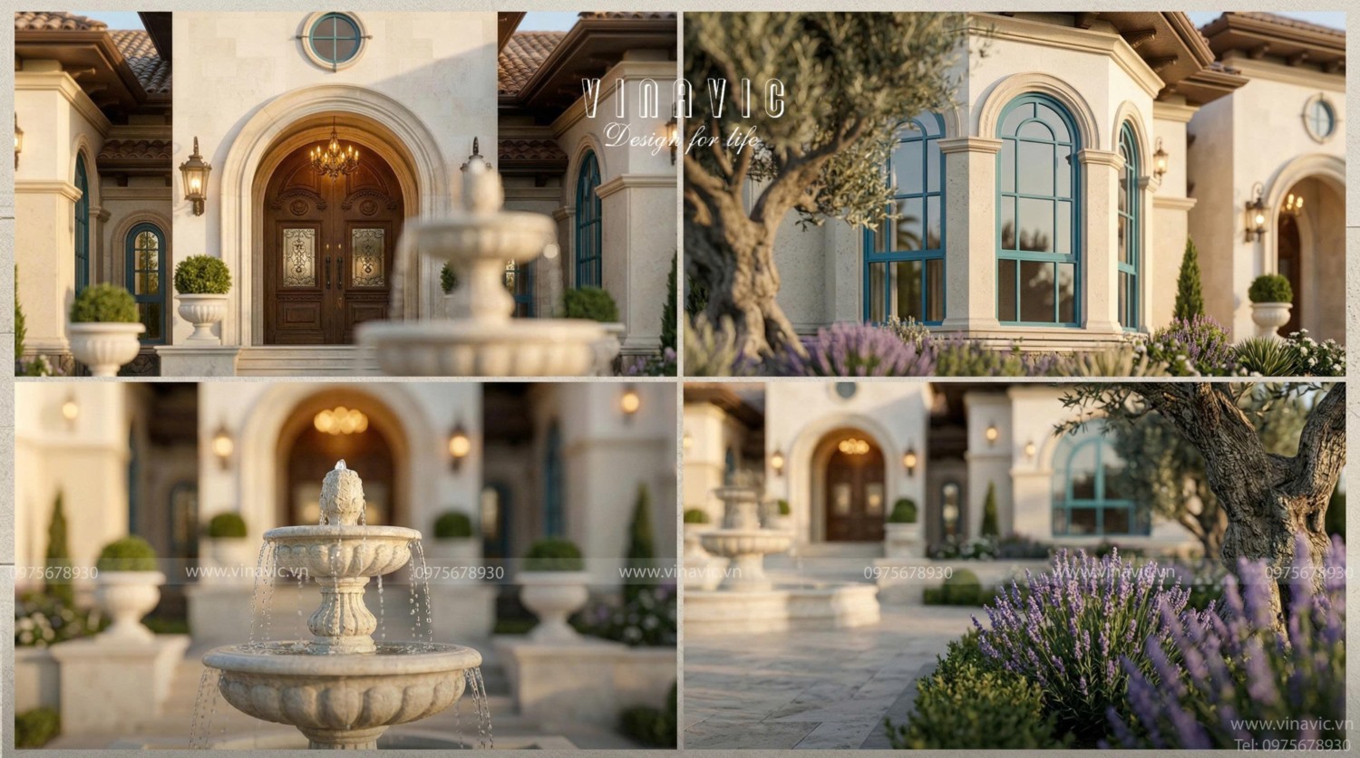 Toàn cảnh căn biệt thự phong cách Địa Trung Hải