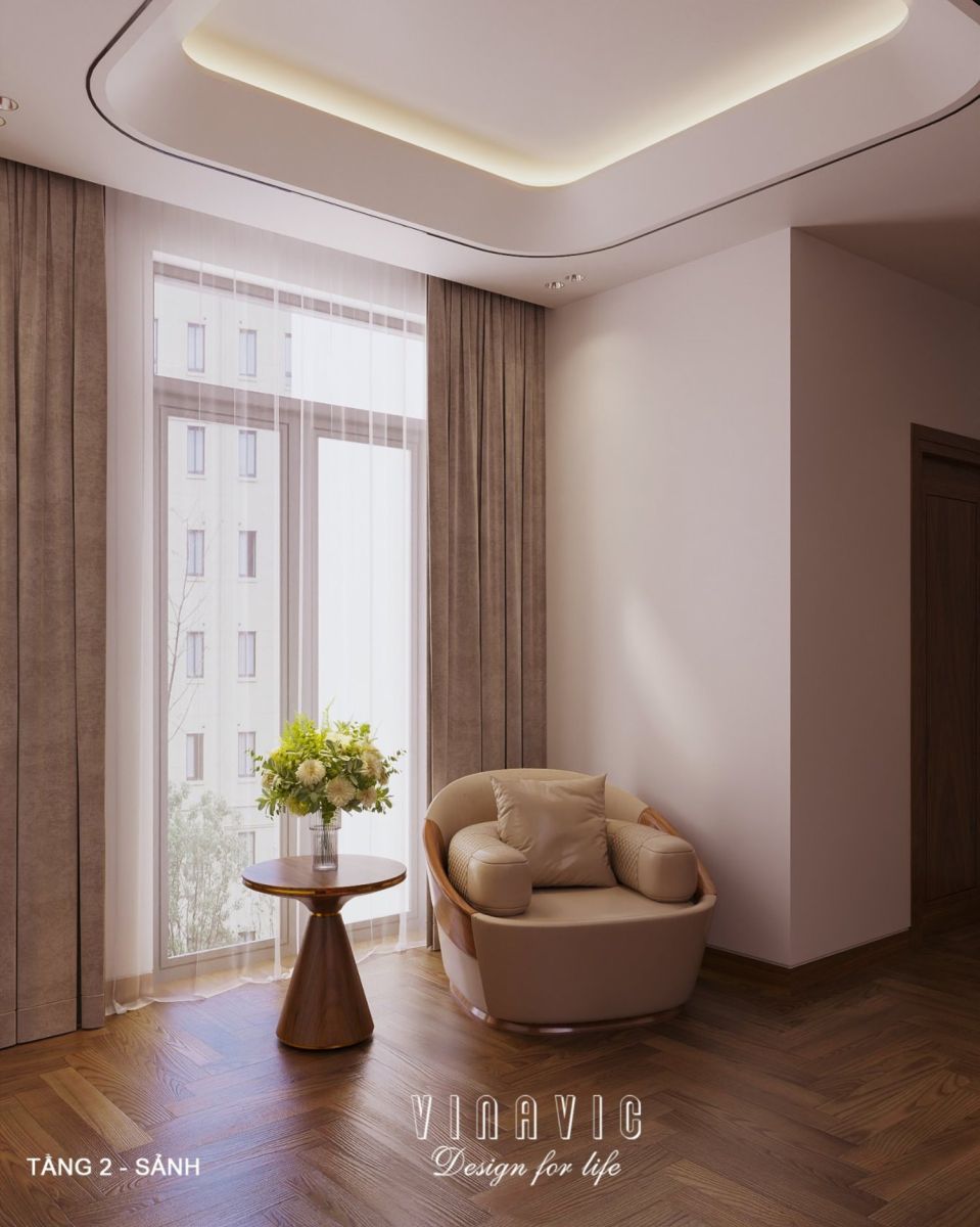 Nội thất biệt thự hiện đại 3 tầng 9x15m Mr Thanh - An Giang NT2369