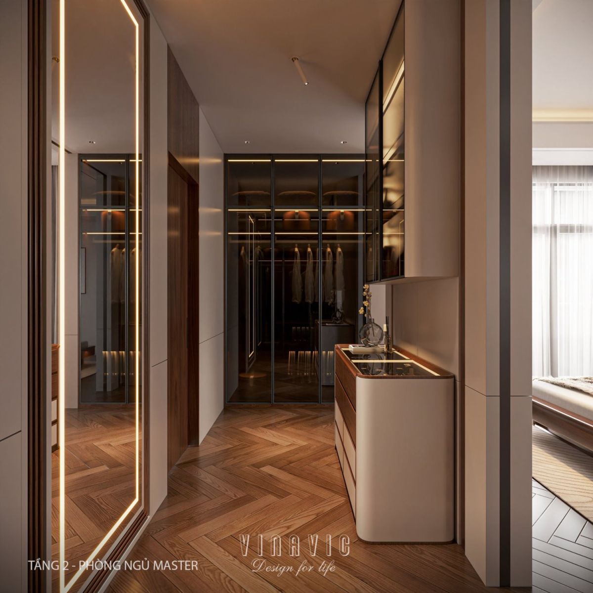 Nội thất biệt thự hiện đại 3 tầng 9x15m Mr Thanh - An Giang NT2369