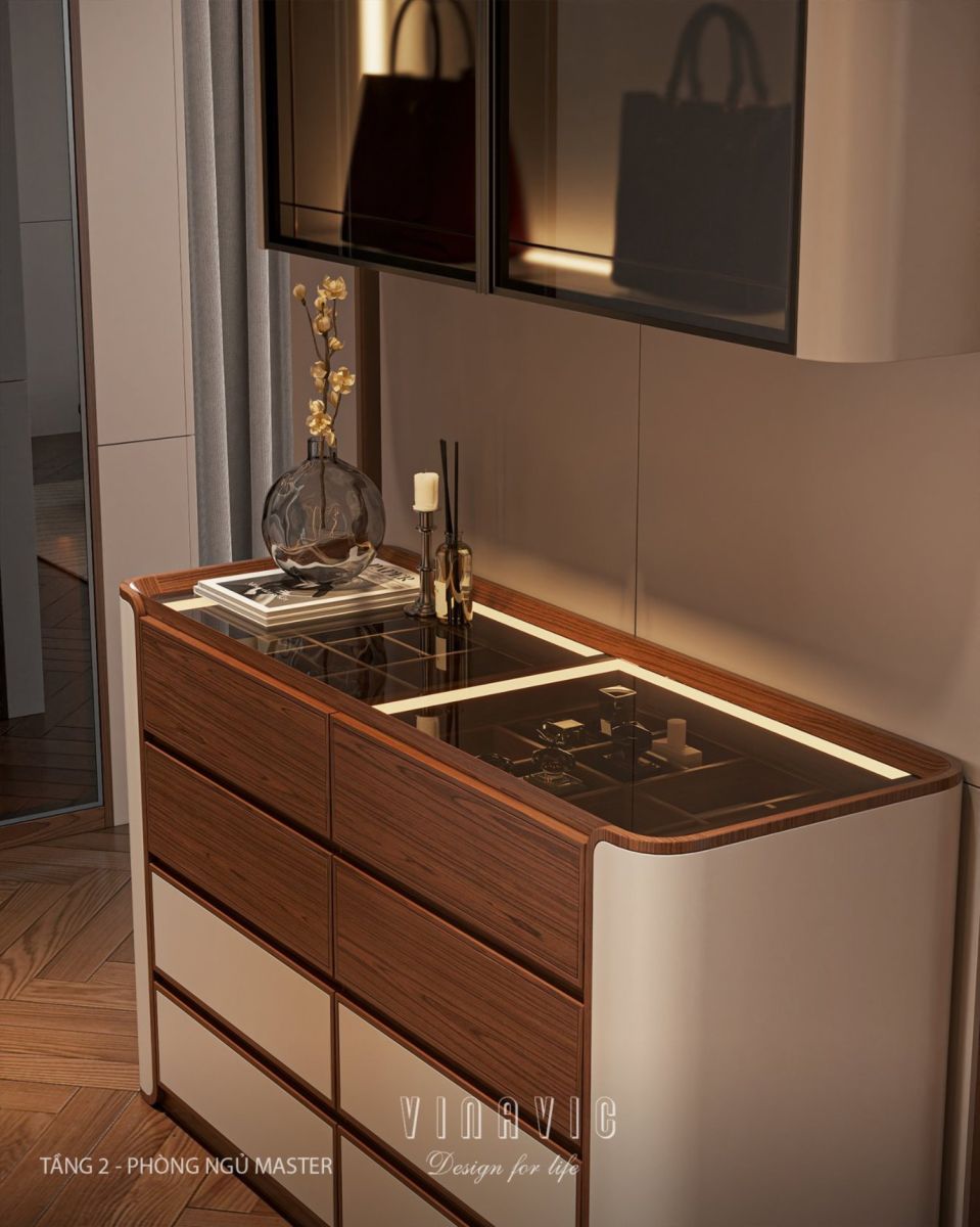 Nội thất biệt thự hiện đại 3 tầng 9x15m Mr Thanh - An Giang NT2369