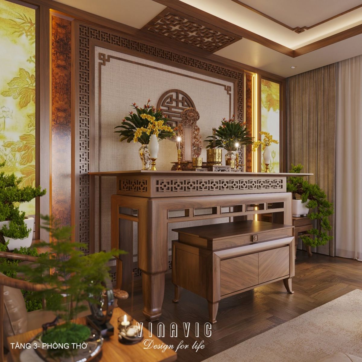 Nội thất biệt thự hiện đại 3 tầng 9x15m Mr Thanh - An Giang NT2369