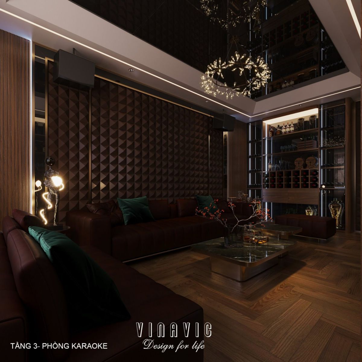 Nội thất biệt thự hiện đại 3 tầng 9x15m Mr Thanh - An Giang NT2369