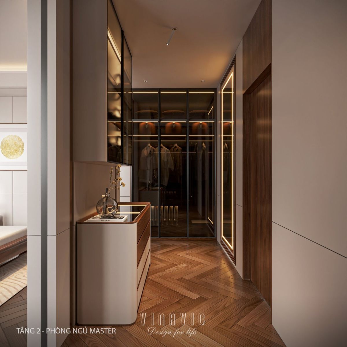 Nội thất biệt thự hiện đại 3 tầng 9x15m Mr Thanh - An Giang NT2369