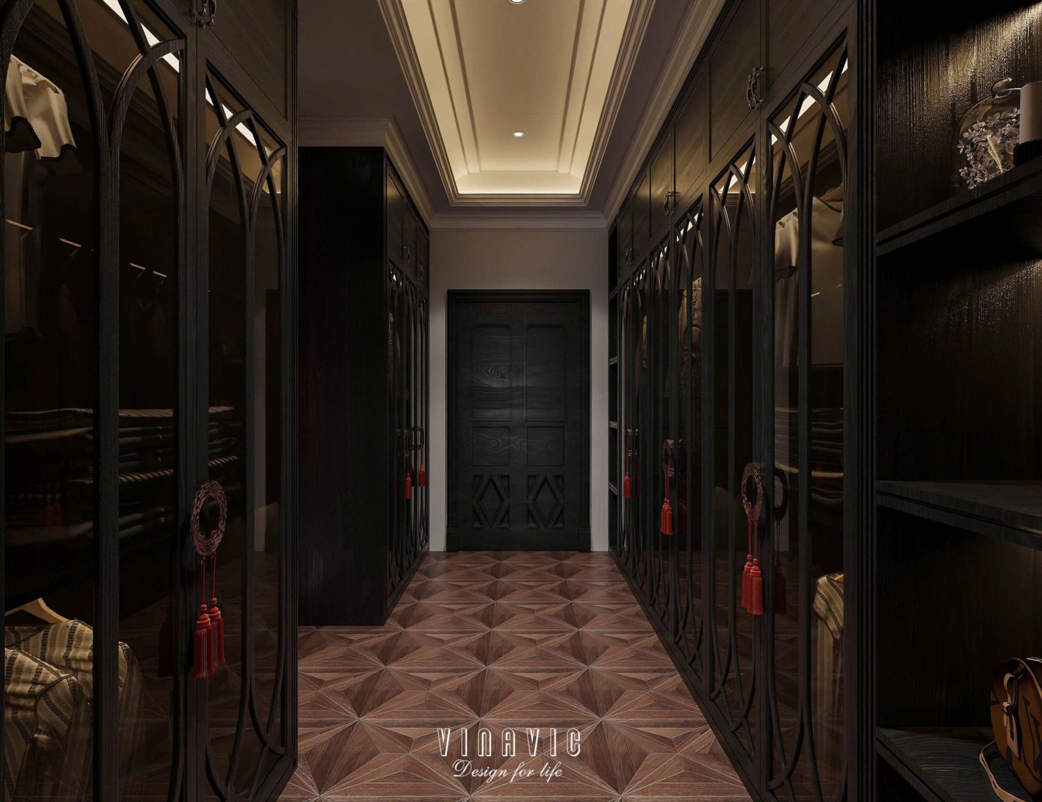 Nội thất nhà phố Indochine 4 tầng 1 tum 5x20m Mr Trung - Nam Định NT2370