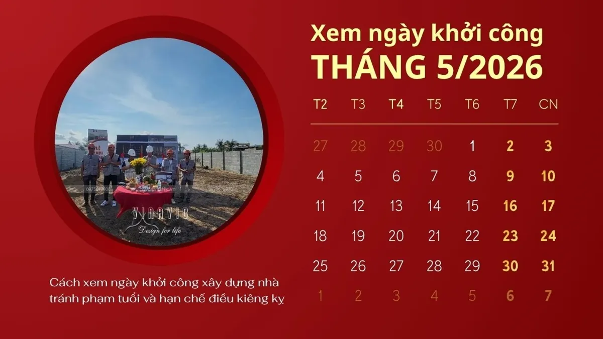 Vì sao cần xem ngày khởi công xây dựng nhà?