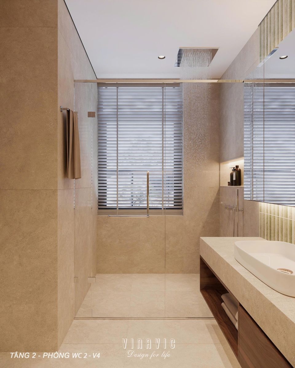Thiết kế nội thất biệt thự phố 4 tầng CĐT Anh Thành - An Giang NT2371