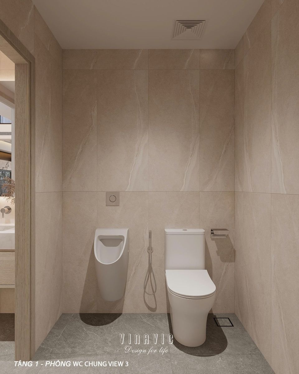 Sàn porcelain xi măng tạo nền hiện đại, bền đẹp.
