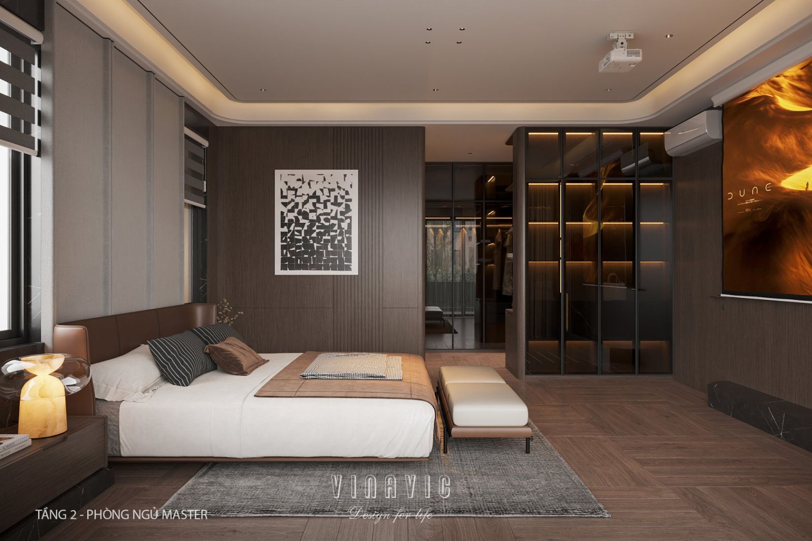 Chất liệu da cao cấp giúp không gian sang trọng hơn