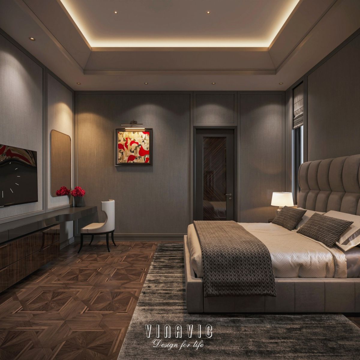 Ánh sáng phân lớp rõ ràng mang đến cảm giác dễ chịu