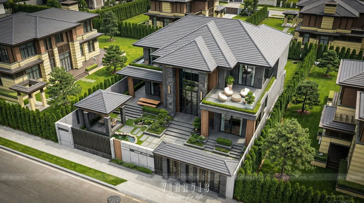 Biệt thự nhà vườn sang trọng với giá trị sống bền vững