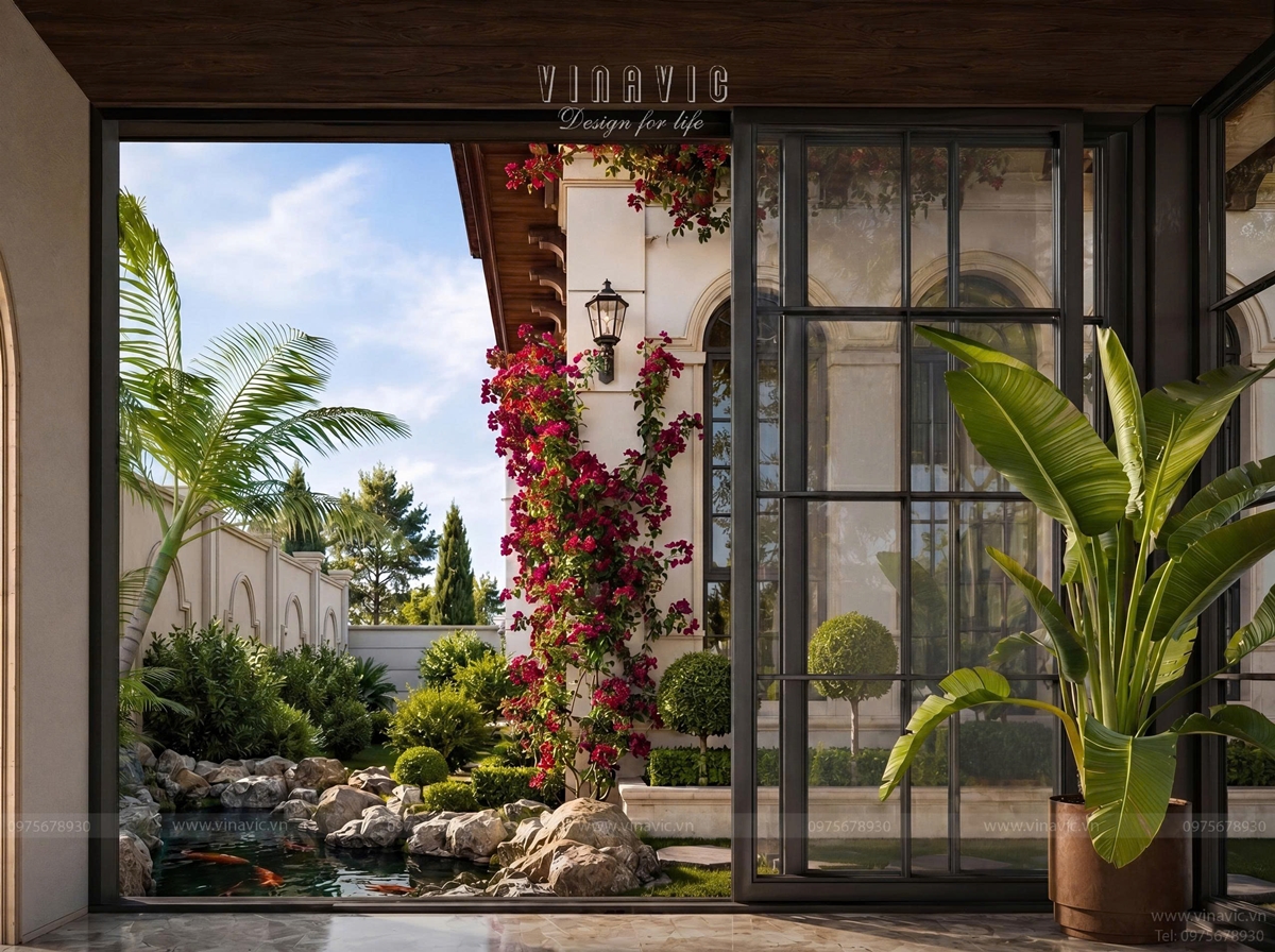 Cảnh quan nghỉ dưỡng chuẩn resort được đầu tư bài bản