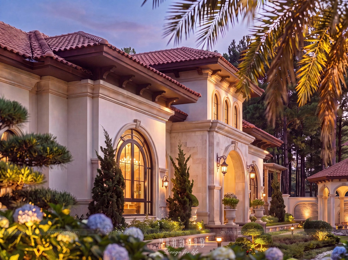 Mẫu biệt thự Địa Trung Hải 364m²