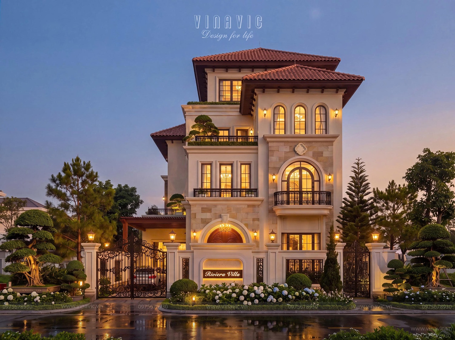 Ngôn ngữ thiết kế xuyên suốt công trình