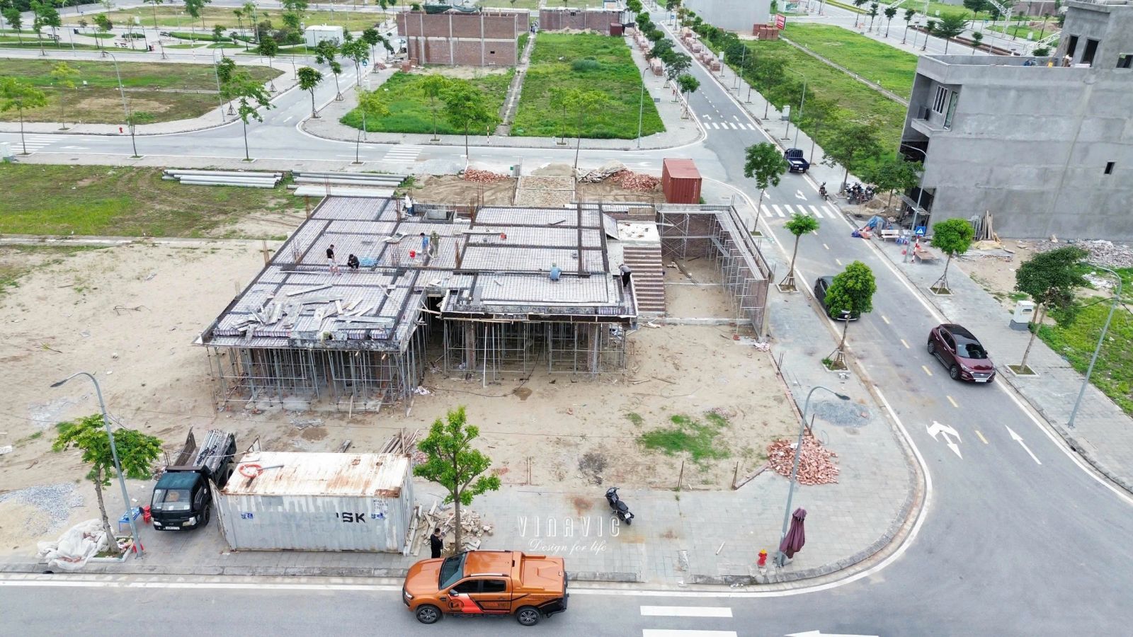 Những hình ảnh lưu lại hành trình từ những hạng mục đầu tiên đến ngày công trình hoàn thiện