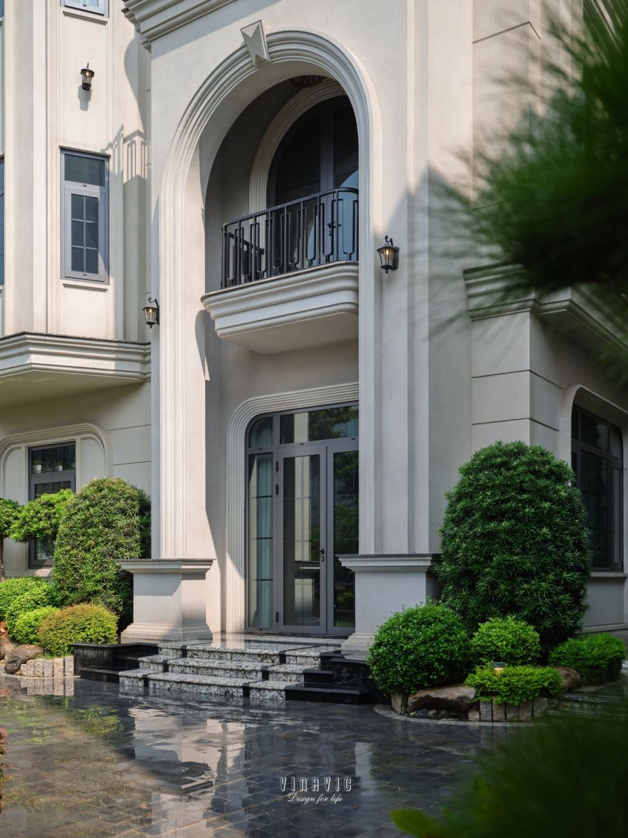 Ảnh thực tế bàn giao biệt thự tân cổ điển 4 tầng (CĐT Mrs.Linh, Lào Cai) TCB2263