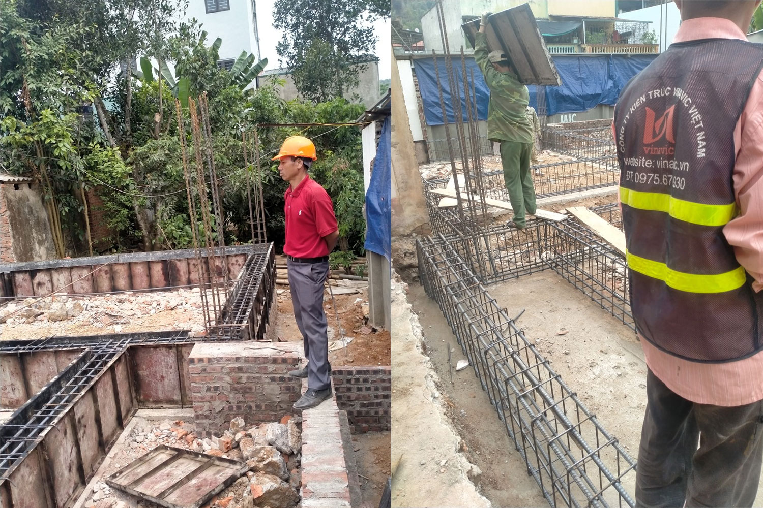 Tải trọng công trình lớn nên yêu cầu phần móng được gia cố chắc chắn, vững chãi
