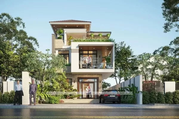 Nhà phố đẹp đơn giản – Xu hướng sống hiện đại trong lòng đô thị