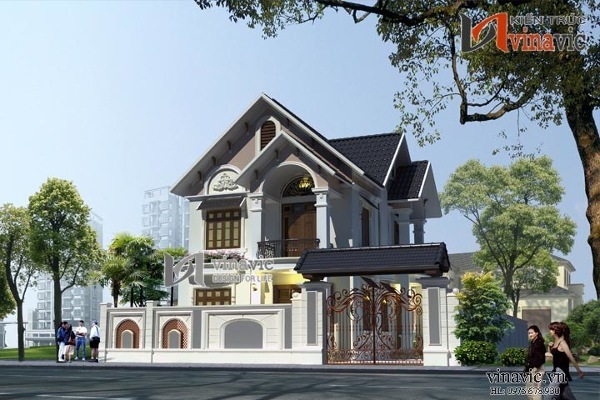 Biệt thự mái Thái, thiết kế theo phong cách tân cổ điển
