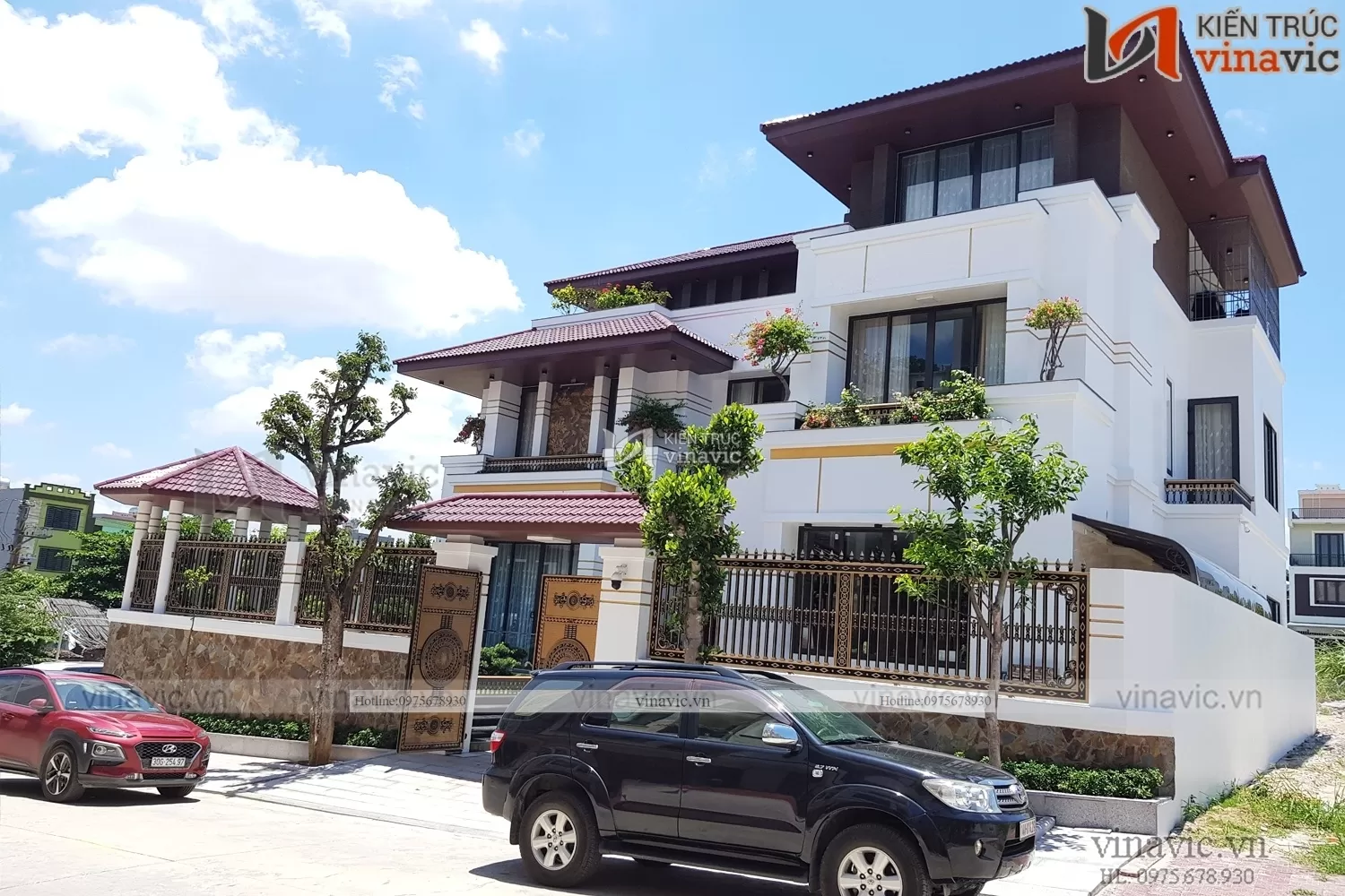 Thi công biệt tự 3 tầng hiện đại TCBT2202