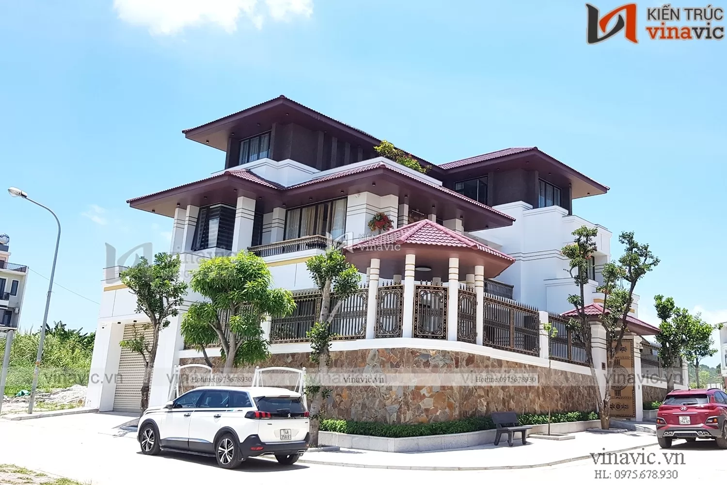 Thi công biệt tự 3 tầng hiện đại TCBT2202