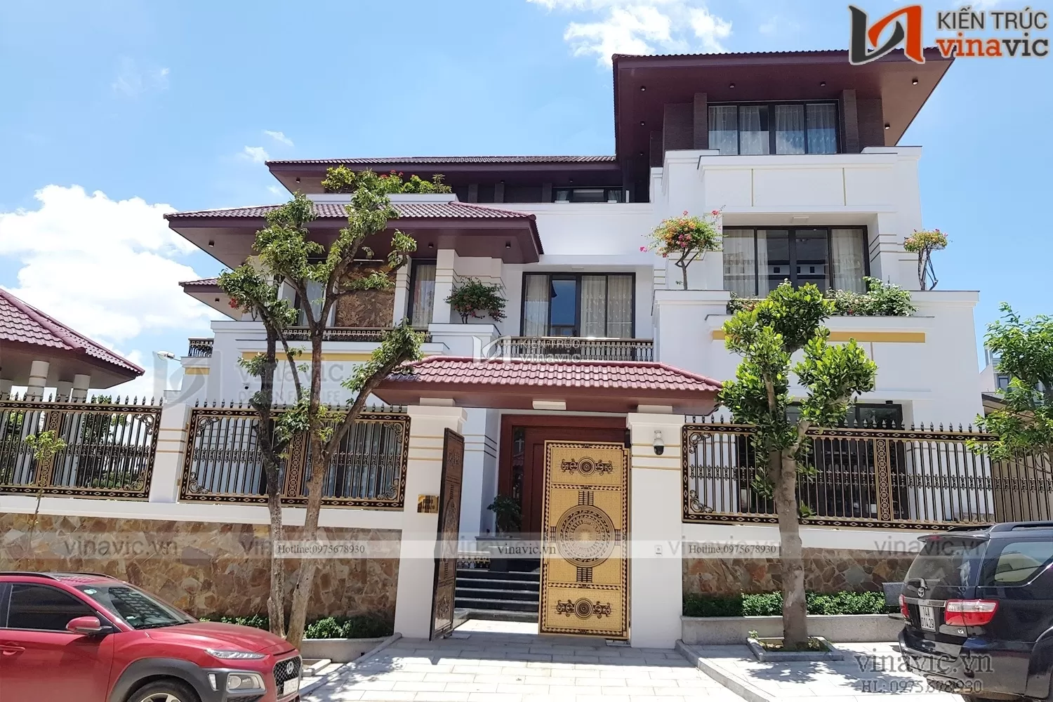 Thi công biệt tự 3 tầng hiện đại TCBT2202