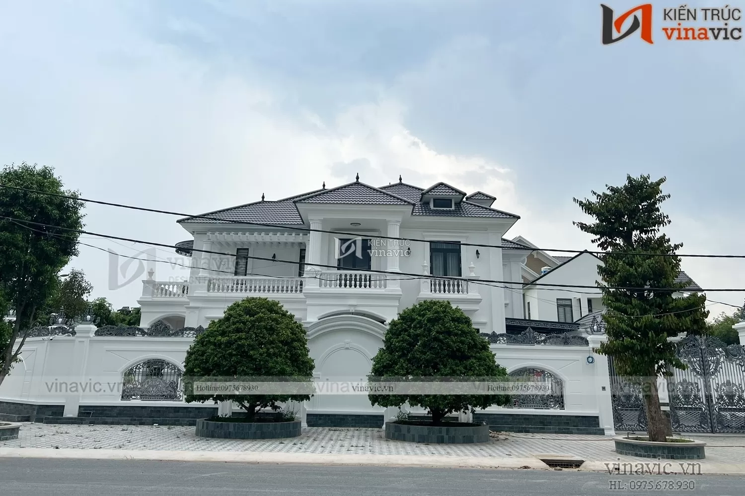 Thi công trọn gói biệt thự 2 tầng hiện đại ở Cần Thơ TCBT2203