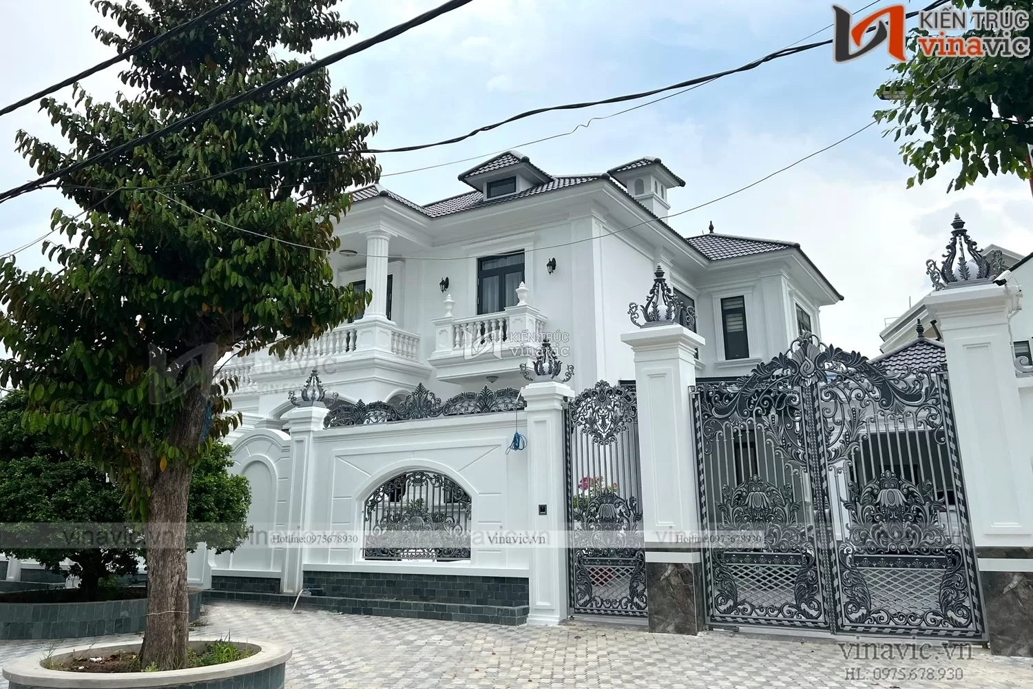 Thi công trọn gói biệt thự 2 tầng hiện đại ở Cần Thơ TCBT2203