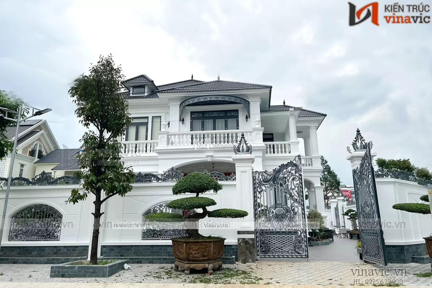 Thi công trọn gói biệt thự 2 tầng hiện đại ở Cần Thơ TCBT2203