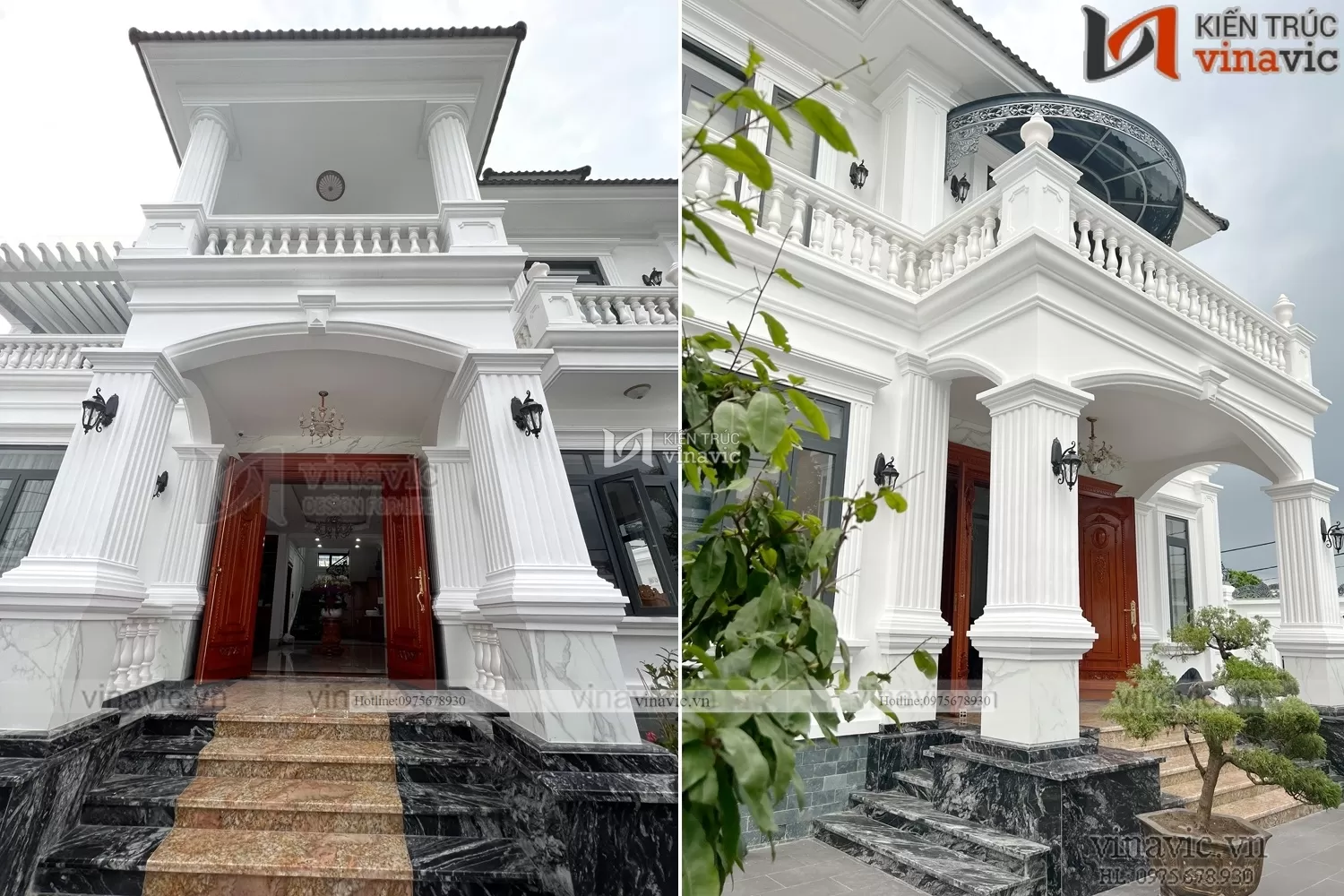 Thi công trọn gói biệt thự 2 tầng hiện đại ở Cần Thơ TCBT2203