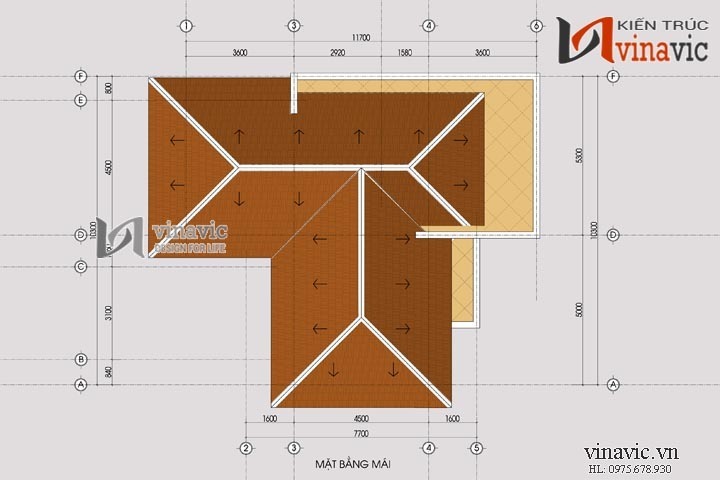 Mặc bằng mái Nhà 2 tầng mặt tiền 10m