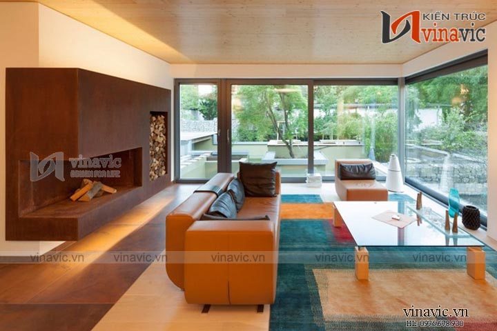 Nội thất mẫu biệt thự hiện đại đẹp BTCC1415_3