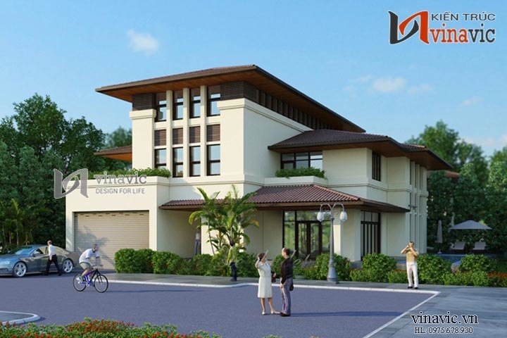 Góc nhìn khác mẫu biệt thự hiện đại đẹp BTCC1408_1