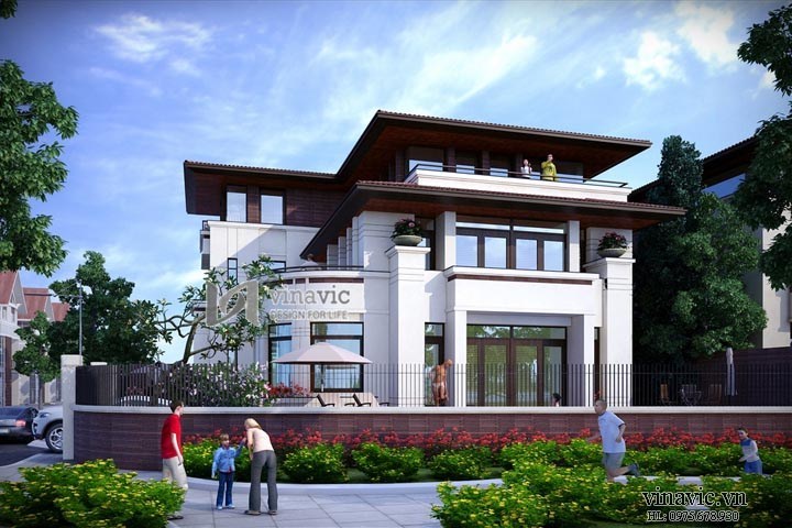 Cận cảnh mẫu biệt thự hiện đại đẹp BTCC1427_1