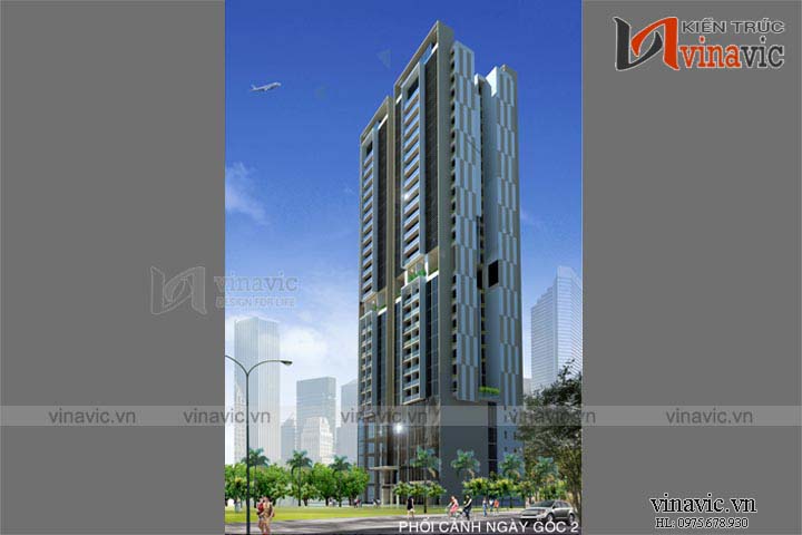 Mẫu thiết kế khách sạn văn phòng đẹp KSVP07