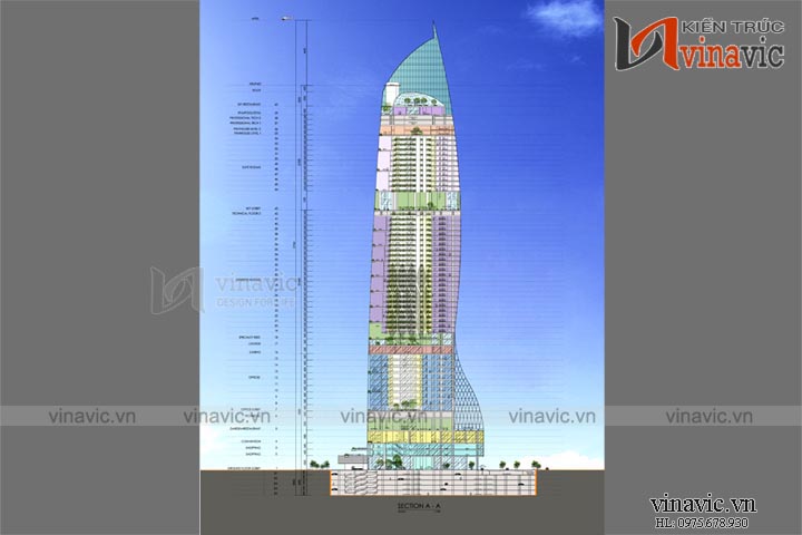 Mẫu thiết kế khách sạn văn phòng đẹp KSVP08