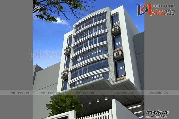 Mẫu thiết kế khách sạn văn phòng đẹp KSVP09