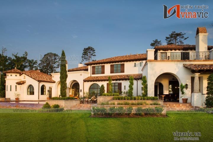 Góc nhìn khác mẫu thiết kế lâu đài dinh thự đẹp LDDT06