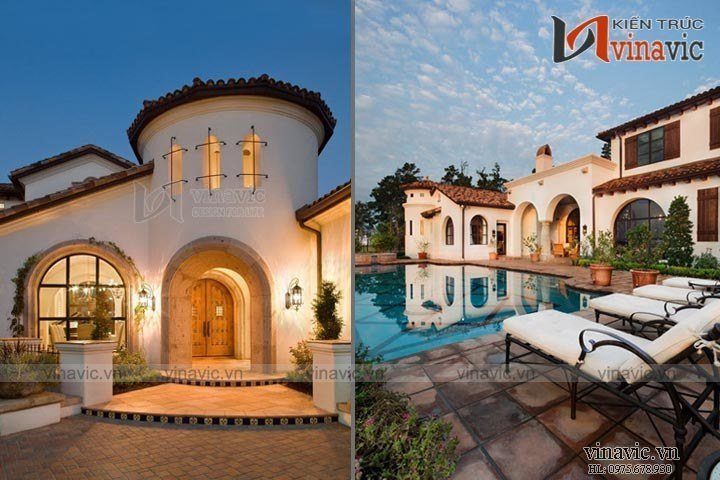 Góc nhìn khác mẫu thiết kế lâu đài dinh thự đẹp LDDT06_2