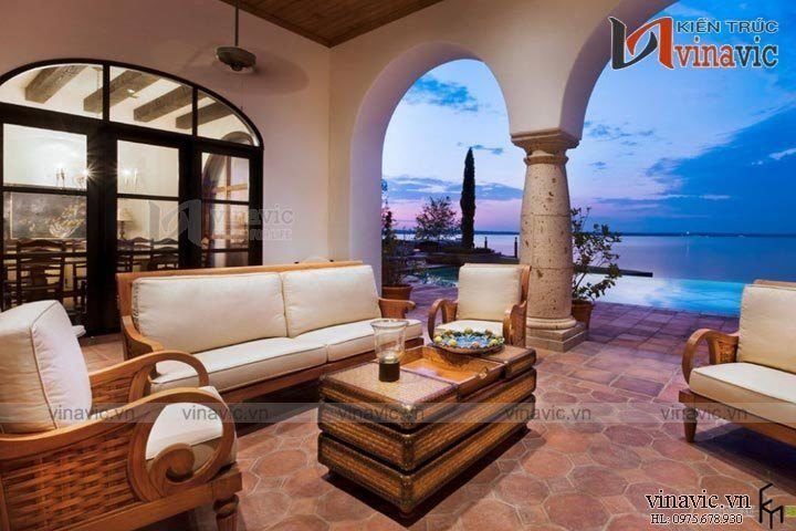 Góc nhìn khác mẫu thiết kế lâu đài dinh thự đẹp LDDT06_3