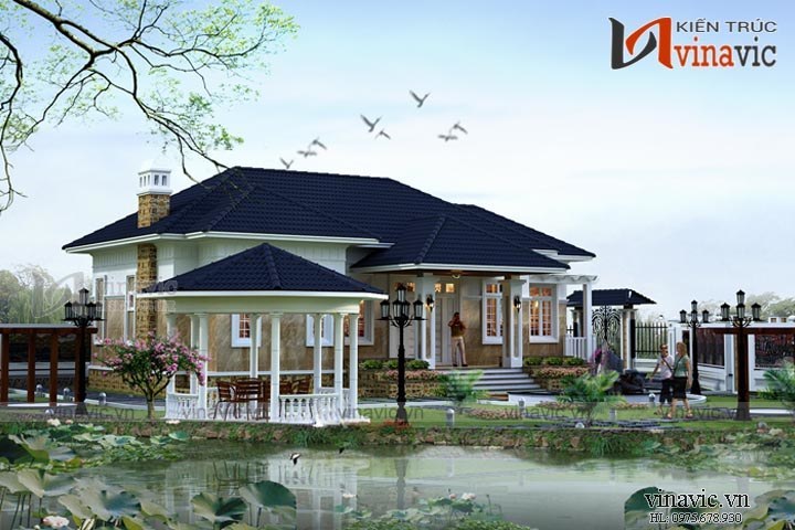 Mẫu thiết kế nhà biệt thự đẹp: BT1527