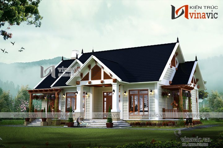 Mẫu thiết kế nhà biệt thự đẹp: BT1616