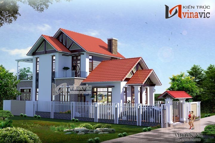 View khác Mặt tiền nhà 2 tầng mái thái